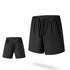 Men's Causal Running Sport Work Out Shorts with Liner