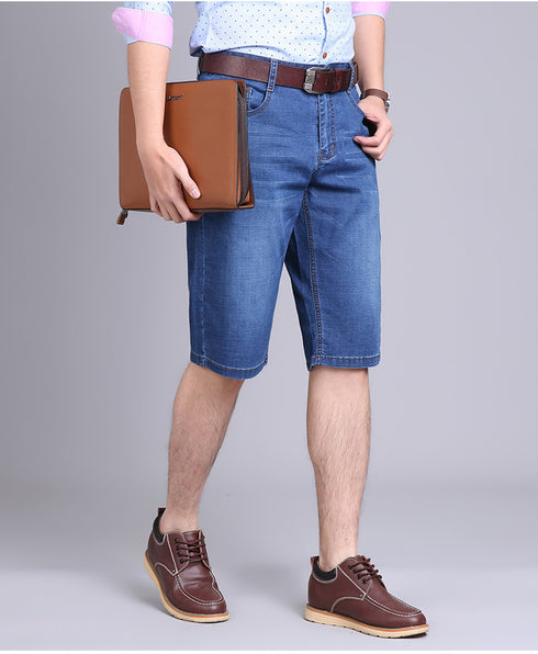 Men's Summer Fashion Plus Size Jeans Denim Dress Shorts
