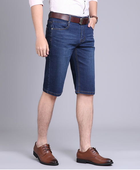 Men's Summer Fashion Plus Size Jeans Denim Dress Shorts