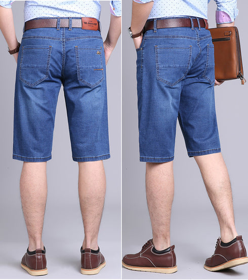 Men's Summer Fashion Plus Size Jeans Denim Dress Shorts