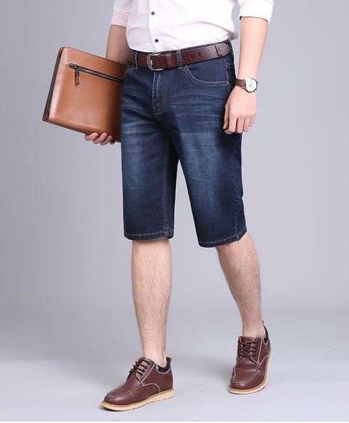 Men's Summer Fashion Plus Size Jeans Denim Dress Shorts