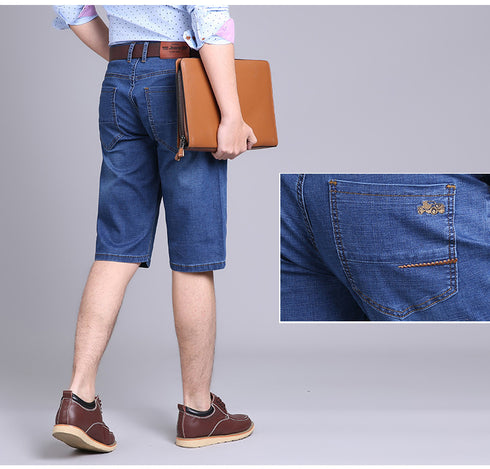Men's Summer Fashion Plus Size Jeans Denim Dress Shorts