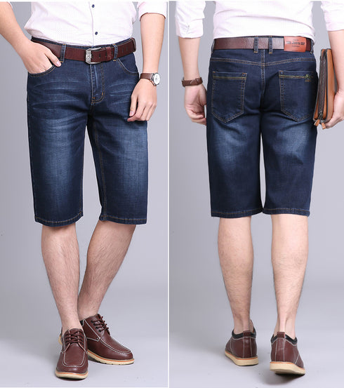 Men's Summer Fashion Plus Size Jeans Denim Dress Shorts