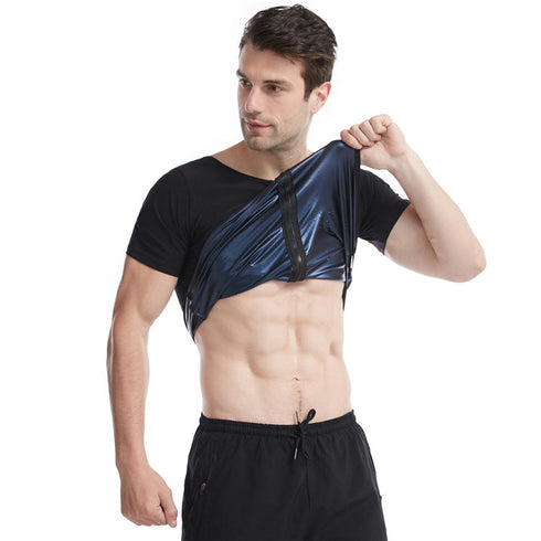 Men's Undershirt Slimming Sauna Workout Body Shaper