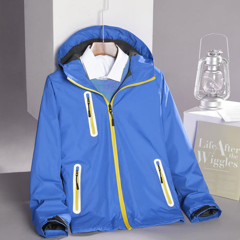 Plus Size Waterproof Jacket Unisex Winter Coat for Logo Print