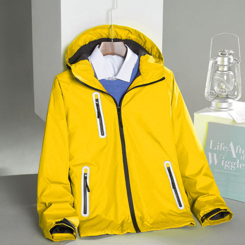 Plus Size Waterproof Jacket Unisex Winter Coat for Logo Print