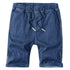Loose Elasticity Comfy Plus Size Denim Shorts For Men