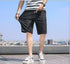 Loose Elasticity Comfy Plus Size Denim Shorts For Men
