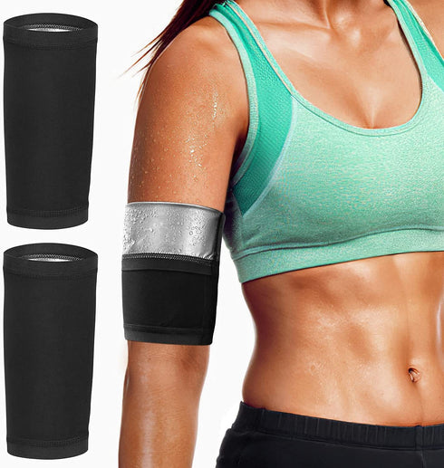 2PCS Women's Arm Bands Compression Fat Sports Workout