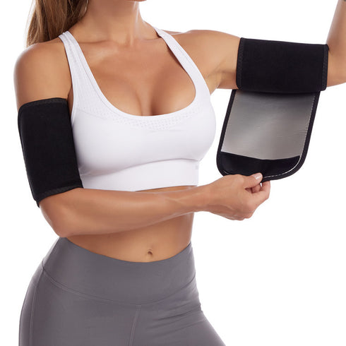 2PCS Women's Sauna Arm Bands Lose Arm Fat Sports Workout