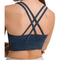 Women's Sports Padded Bra Cross Back Sports Bra Top