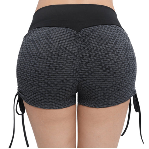 Women's Fitness Sports Tie-dye Drawstring Yoga Shorts