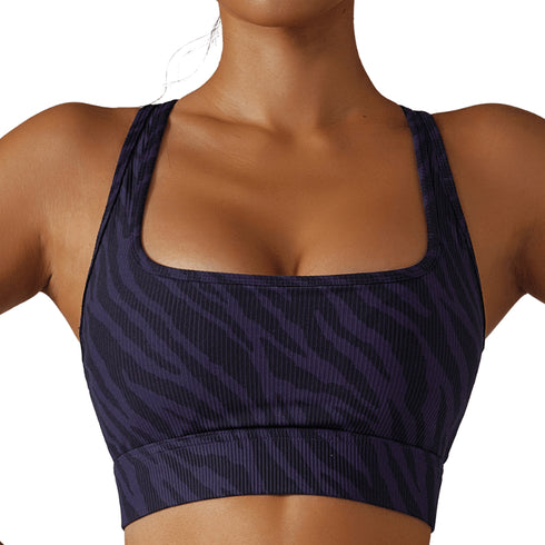 Modern Leopard Sexy Women's Running Sports Bra Tank