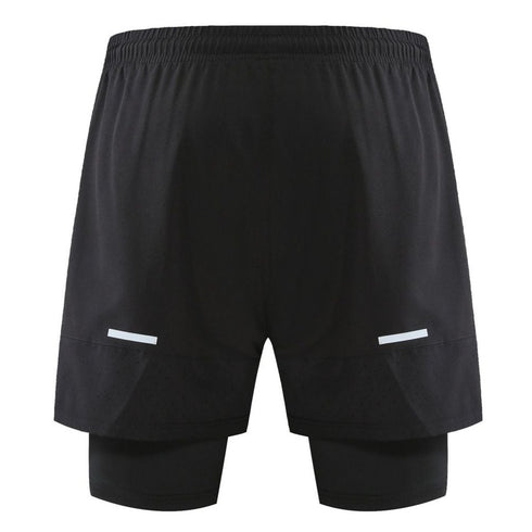 2 in 1 Men's Quick Dry Breathable Active Gym Shorts