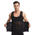 3 Rows Clasp Mesh Men's Shapewear Breathable Double Tank