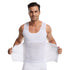 3 Rows Clasp Mesh Men's Shapewear Breathable Double Tank