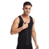 3 Rows Clasp Mesh Men's Shapewear Breathable Double Tank