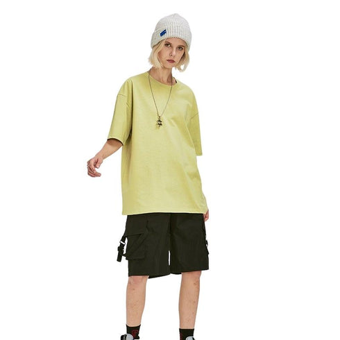 Fashion Unisex Athletic Gym Active Plus Size Blank T-Shirt