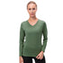 Winter Women's Fitness Running Yoga V-neck Skinny Sweatshirts