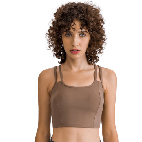 Cross Shoulder Strap Women's Fitness Sports Bras