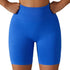 Women's High Waisted Exercise Running Skinny Yoga Shorts