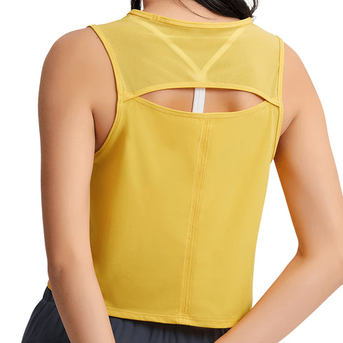 Women's Athletic Yoga Breathable Back Hollow Out Tank