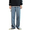 Wide-Leg Men's Loose Jeans Denim Pants