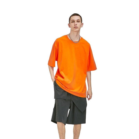 Unisex Everyday Basic Short Sleeve Plus Size T-Shirt