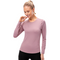 Winter Women's Fitness Long Sleeve Running Yoga Sweatshirts