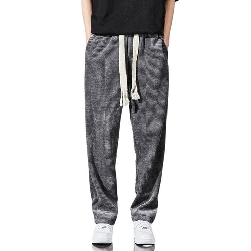 Men's Plus Size Straight Leg Casual Loose Fit Running Sweatpants