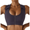 Women's Zipper Sexy Sports Bra Women's Yoga Tank