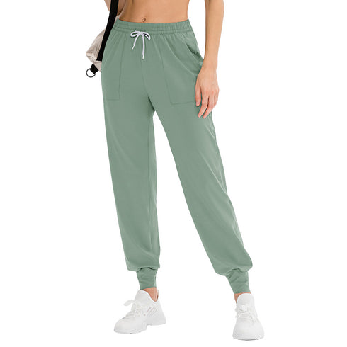 Women's Casual Running Sport Training Loose Pants with Pockets