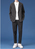 Autumn Woolen Plus Size Men's Casual Slim Fit Suit Jacket