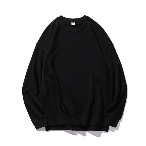 Basic Unisex Long-Sleeve Plus Size Sweatshirt