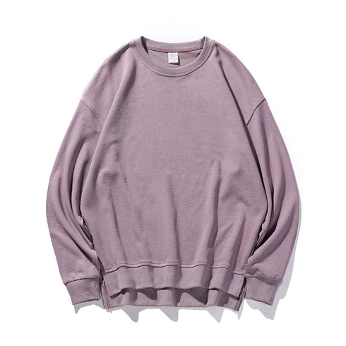 Basic Unisex Long-Sleeve Plus Size Sweatshirt