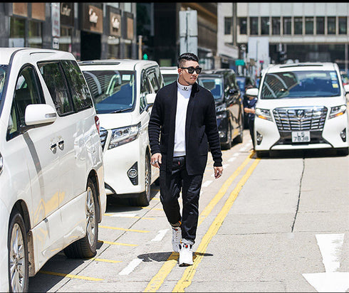 Big & Tall Men's Loose Open Front Cardigan Plus Size Sweater