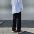 Black Men's Street Hip Hop Loose Straight Denim Jeans Pants