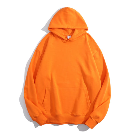 Blank Casual Unisex Long Sleeves Hoodies with Pocket