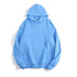 Blank Casual Unisex Long Sleeves Hoodies with Pocket