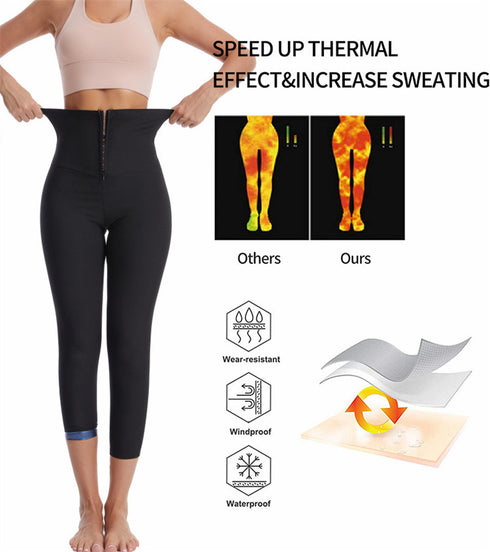 Bodybuilding Women's Leggings Capris Thermal Compression Pants