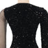 Breathable Long Sleeve Deep V-neck Women's Bodycon Dresses