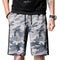 Breathable Men's Elastic Sports Gym Camo Mesh Shorts