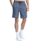 Breathable Men's Quick Dry Solid Shorts with Zip Pockets