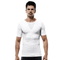 Breathable Men's Slimming Short Sleeve Seamless Shapewear