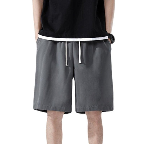 Breathable Men's Soft Relaxed Sweat Shorts with Pockets