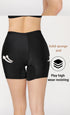 Breathable Mid Waisted Hip Pads Short Underwear for Women
