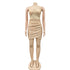 Breathable Spaghetti Strap Sequins Women's Bodycon Dresses