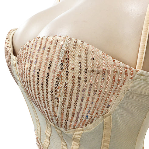 Breathable Spaghetti Strap Sequins Women's Bodycon Dresses