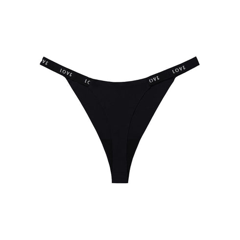Breathable Women's Letter Sport Thong Panties Brief Panties