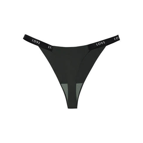 Breathable Women's Letter Sport Thong Panties Brief Panties